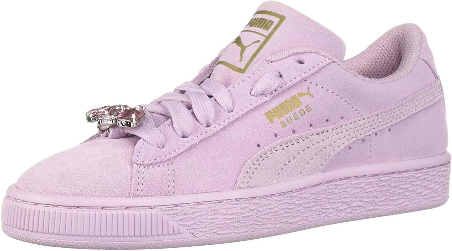 PUMA Unisex Suede Jewel Kids Sneaker, Winsome Orchid Team Gold, 4 M US Big  Kid | Walmart Canada