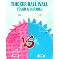 thumbnail image 6 of Dog balls,Heavy Duty Squeaky Dog Ball for Medium Large Dogs,Spikey Dog Ball Toys for Clean Teeth and Training Large Dog Toys for Aggressive Chewers,Purple 2.56", 6 of 6