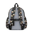 thumbnail image 3 of Highland Cow and Daisy Print Cute School Backpack with Padded Back and Adjustable Shoulder Straps 13.4"x11"x4.7", 3 of 5