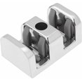 thumbnail image 1 of Bathroom Sliding Door Glass Anti-Collision Block Side Guide Rail for Shower Glass Shower Door Stop Bathroom Anti-Collision Stopper Side Guide (8mm/0.31in Silver Screws Type), 1 of 6