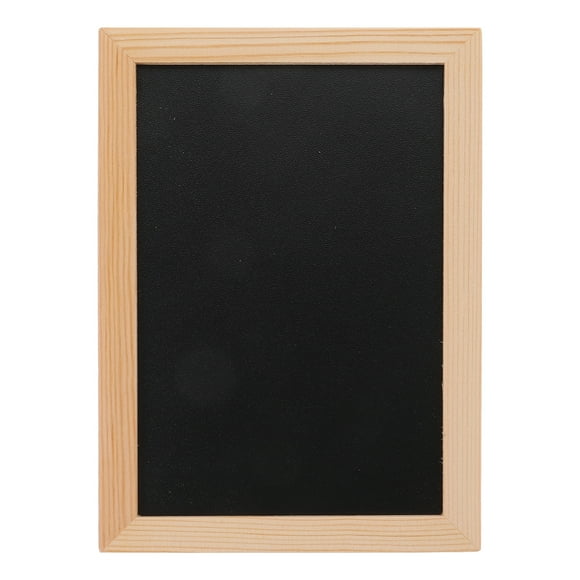 Pizarra de doble cara borrable para mensajes, decoración de pared, sin cuerda, 18 x 13 cm