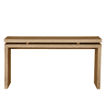 thumbnail image 6 of Tcbosik Farmhouse Console Table, 60" Long Sofa Table, Accent Foyer Table for Hallway, Entryway, Living Room, Easy Assembly, Antique Brown, 6 of 7