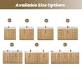 thumbnail image 3 of Vinnova Design Jakarta 42" Freestanding Single Bath Vanity in Oak Weathering Light Brown, 3 of 20
