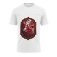 thumbnail image 2 of Hazbin Hotel Camiseta para hombre Graphic Text Pool 3D Printing Street Casual Short Sleeve Printed Clothing Basic Blanco/L, 2 of 6