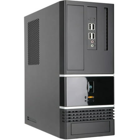 In Win BK623 Computer Case - Small - Black - Steel - 3 x Bay - 1 x 300 W - Power Supply Installed - Micro ATX Motherboard Supported - 1 x External 5.25