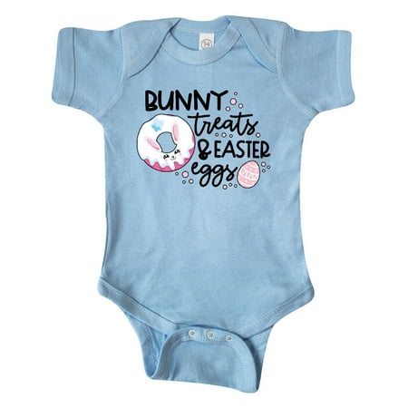 

Inktastic Easter Bunny Treats and Easter Eggs Gift Baby Girl Bodysuit
