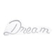 thumbnail image 2 of Letrero de neón Dream perfecl decoración de pared azul, 2 of 8