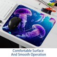 thumbnail image 6 of FeBohao Funny Mouse Pad Mat for Laptop Jiaji Cloth HD Printing Durable Unique Soft Personalized Square Retro Farmhouse Decor Women Chic Colorful Fashion Must Kids Size Jellyfish, 6 of 6