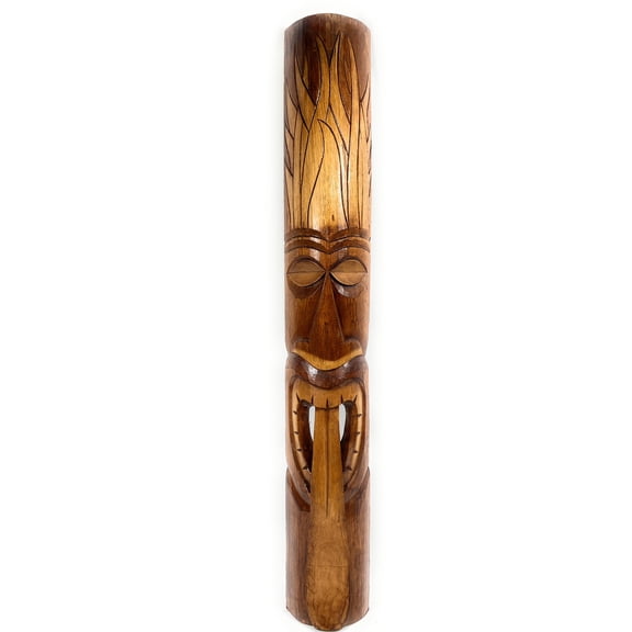 Love on Fire Tiki Mask 40" - Love Tiki hand Carved | #bag15065100