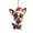 D, variant on Funny Dog Christmas Ornament - Cute Realistic Hanging Decor for Tree, Wall, Home & Holiday Parties - Festive Indoor Outdoor Decoration - Perfect Gift for Friends & Family