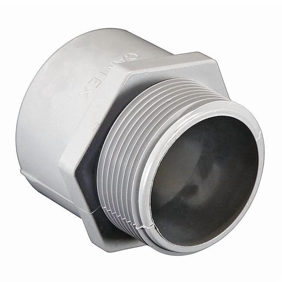 Cantex 5140106C 1.25 in. PVC Male Terminal Adapter