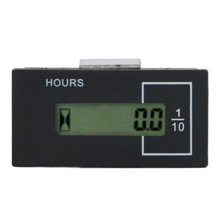 

Excavator Timer Accessory Remote Control Machine Hour Meter 0.01H Accuracy LCD Screen Wide Voltage Range For Machine For Kato For 9