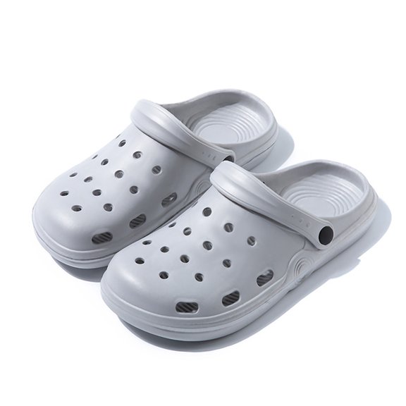 Mens Slippers,Men Sandals Breathable Soft Sole Lightweight Design for Outdoor Indoor Casual Walking,Slippers for Men,Grey,8.5