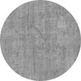 thumbnail image 1 of Ahgly Company Indoor Round Abstract Gray Modern Area Rugs, 6' Round, 1 of 4