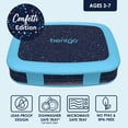 thumbnail image 3 of Fiambrera Bentgo Kids con diseño de confeti con 5 compartimentos, color azul, 3 of 8