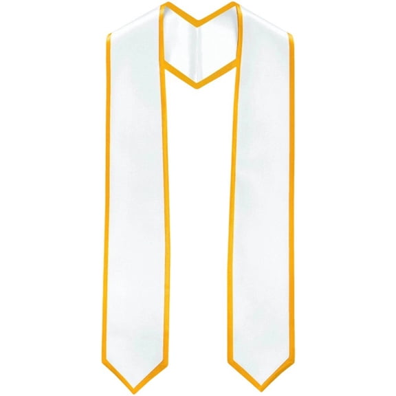Graduation Stole Sash Long Bachelor Gown Scarf Colorful Graduation Ribbon Graduate Honor Stole for Bachelor Dress