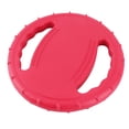 thumbnail image 1 of Disco Volador Para Perros, Juguete De Disco Volador Para Perros, Disco Volador De Goma Flexible Con Chirriador Y Diseño Hueco Para Perros Grandes, Entrenamiento Al Aire Libre, 1 of 7