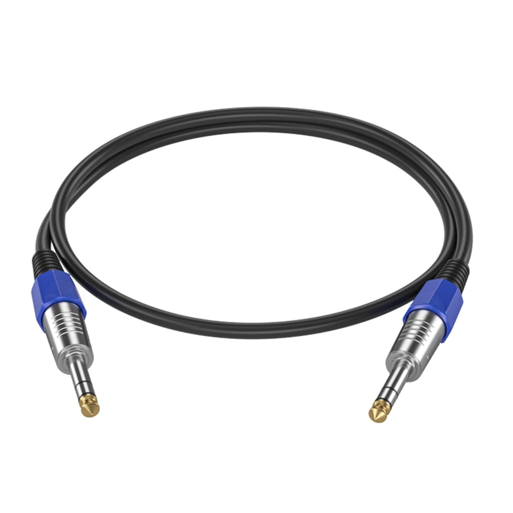 1/4 to 1/4 Sound Cable Guitar Cable Instrument Cable 6.35mm to 6.35mm TRS Balanced Patches Speakers Cable for Electric