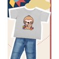 thumbnail image 3 of Halloween Sloth And Candy T-Shirt Toddler -Image by Shutterstock,  4 Toddler, 3 of 4