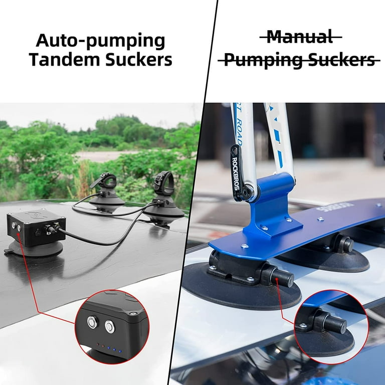 ROCKBROS Electric Suction Cup Bike Rack Aluminum Alloy Sucker