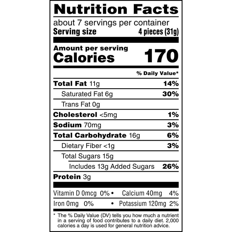 Peanut Butter M&ms Product Label With Nutrition Information - Gumball  Machine Warehouse