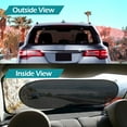 thumbnail image 3 of Car Sun Shade, IC ICLOVER UV Protection Folding Auto Rear Window Sunshade, 39 x 20 inch Universal Mesh Back Window Visor with Suction Cup for Children Kids Baby Pet Fit SUV, 3 of 9