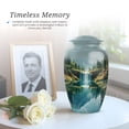 thumbnail image 6 of Waterfall Funeral Cremation Urns For Human Ashes Adult Woman, 1 Large Decorative Urn For Ashes Adult Female Mom, Small Keepsake Urns For Men Set Of 4, Blue Urn For Male, 10&3 Inch, 6 of 7