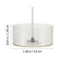 thumbnail image 3 of UEETEK 1 Set Tealight Cups for Candle Making with Transparent Plastic for DIY Projects, 3 of 6