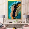 thumbnail image 3 of Designart 'Abstract Composition In Black and Orange' Modern Framed Art Print, 3 of 4