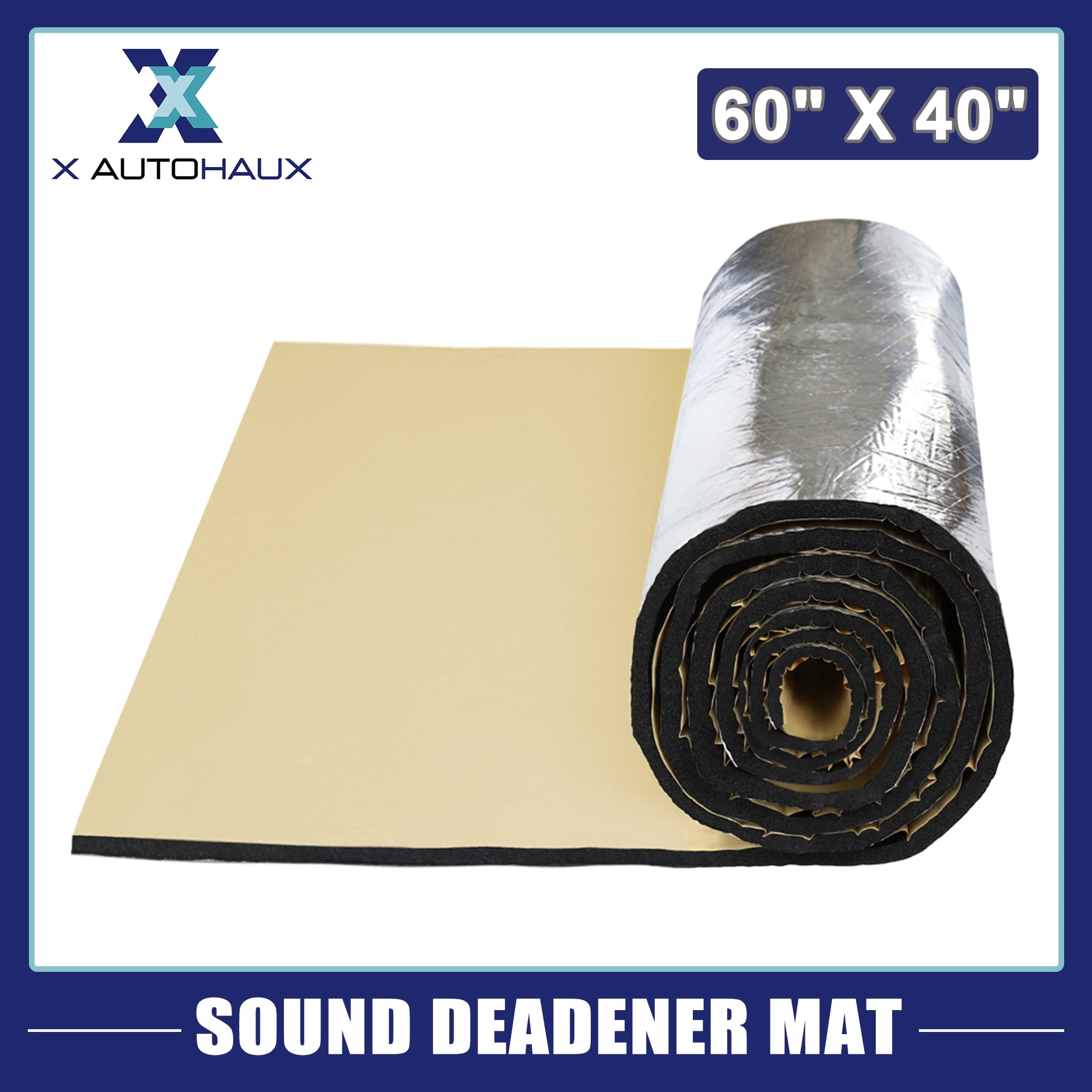 10mm PE With Aluminum Self-Adhesive Covered Shield Acoustic Cotton Deadener Road 