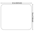 thumbnail image 4 of WIRESTER 9.5x7.88 in Rectangle Mouse Pad with Non-Slip Rubber Base for Computers, Laptop, Office & Home - Colorful Wavy Checkerboard, 4 of 5
