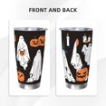 thumbnail image 3 of KLL Halloween Ghosts And Pumpkins Print 40oz Stainless Steel Insulated Car Cup with Spillproof Lid - Keep Your Drink Hot or Cold on the Go-Straw Two-piece Set, 3 of 8