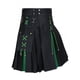 thumbnail image 5 of Hombres Cortos Pantalones Cortos Fastener Sólido Falda Plisada con Bolsillos Moda Casual, 5 of 6