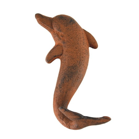 Rustic Metal Wall Mount Dolphin Tail Key Hook Beach Towel Hanger Rustic Metal Wall Mount Dolphin Tail Key Hook Beach Towel Hanger Nautical Decor