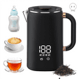 thumbnail image 2 of Electric Kettle Suitable for Making Tea and Coffee,Digital Display Temperature Control DoubleLayer Insulation Kettle(US), 2 of 6