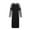 Black, variant on WBQ Women's Nightgown Long Sleeve Sleepshirt Soft Nightshirts O Neck Sleep Dress Loose Comfy Boyfriend Style Pajama Sleepwear