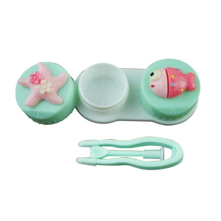 

NUOLUX Fish Eye Lens Storage Case Lenses Box Travel Kit With Tweezer (Random Color)