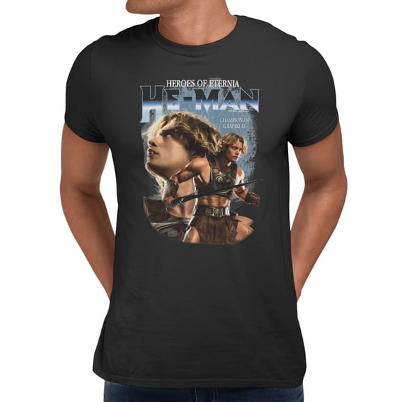 Masters Of The Universe Movie He-Man Champion Of Grayskull Men's T Shirt (Black, S-XXXL)