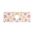 thumbnail image 7 of Yayeee Faucet Mat for Kitchen Sink 14.7" Diatomite Long Splash Guard Pad, White Floral Orange, 7 of 7