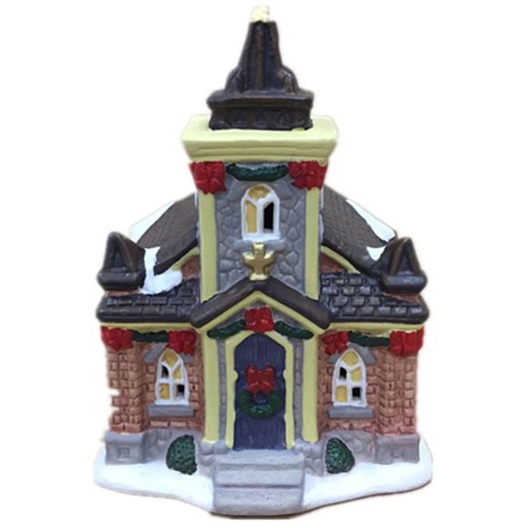 Décoration de Noël mini église du village Import-Creative Design