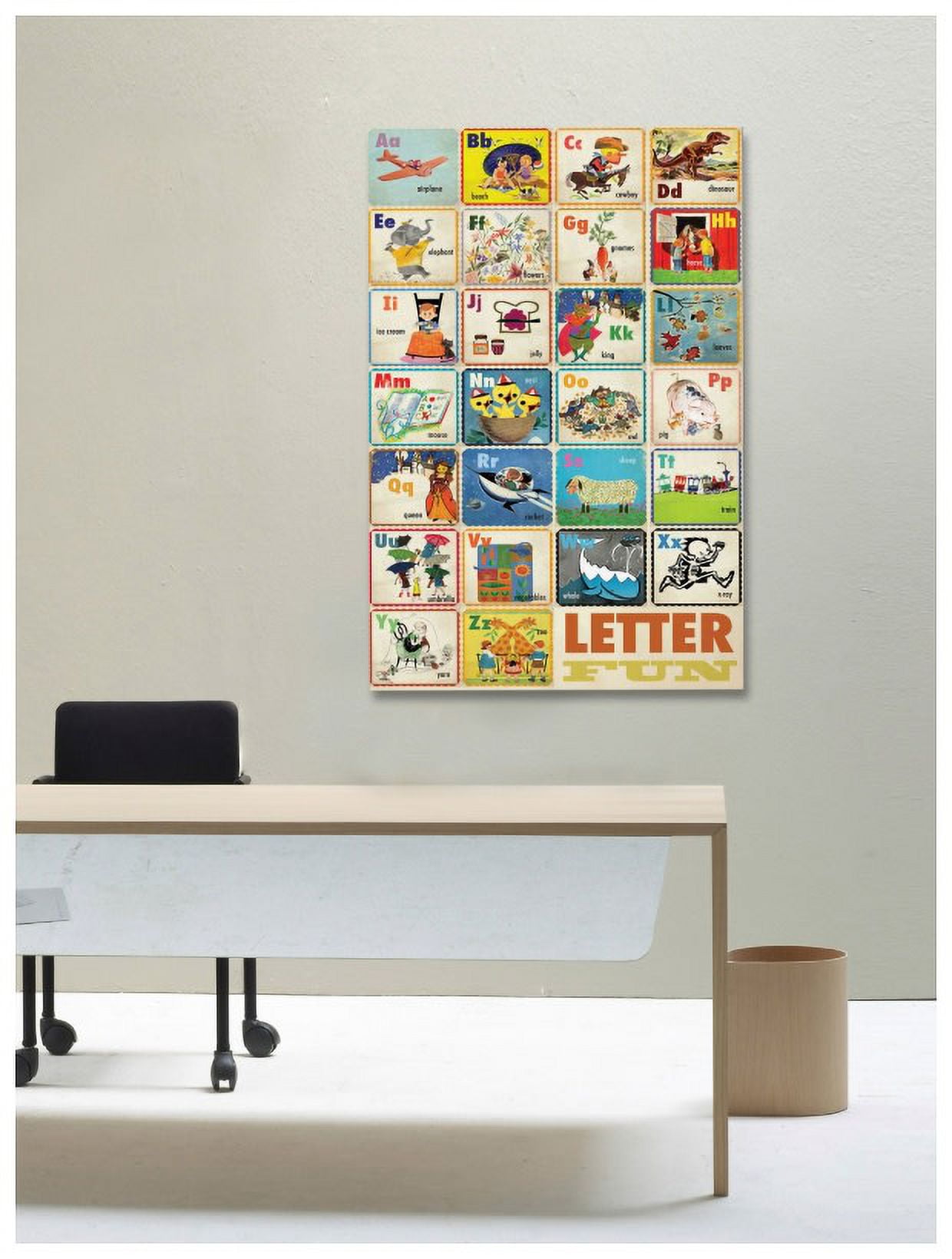Marmont Hill "Letter Fun" by Curtis Painting Print on Canvas
