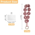 thumbnail image 2 of Uxcell 2 Pcs Correa para Teléfono con Pestañas de Sujeción, Pulsera Lanyard para Teléfono Celular Hecha a Mano para Mujeres y Niñas, Morado, 2 of 7