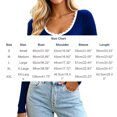 thumbnail image 3 of Vivianyo HD Women's Scoop Neck Slim Fit Tees Shirts, Casual Spring Fall Long Sleeve Tops for Women, Sizes S-2XL, 3 of 5