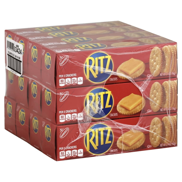 Ritz 2347449 3.47 oz Salted Snack Crackers, Pack of 12