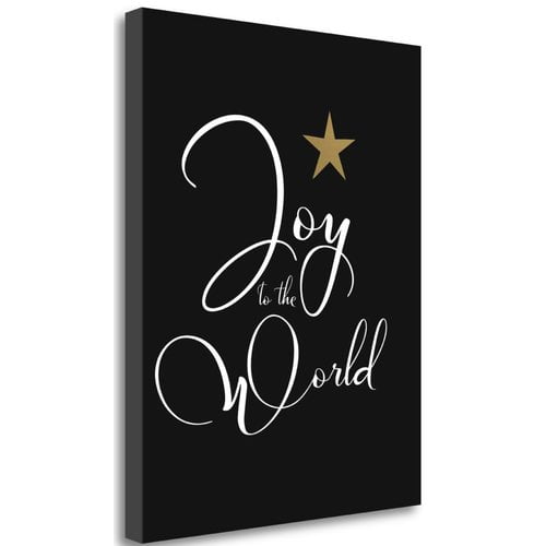 "Joy To The World" By Tara Moss, Fine Art Giclee Print on Gallery Wrap Canvas, Ready to Hang