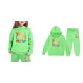 thumbnail image 3 of Teen Girls Jesus Loves You Print Hooded Sweatshirts Long Sleeve Girls Loose Pullover and Jogger Pants 2 Pcs Fall Winter Clothes Boys 12-13 Years Clothes Cute&nbsp;Boys Girls&nbsp;Clothing, 3 of 6