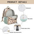 thumbnail image 4 of French Bulldog Dog Backpack Backpack for School,Cute School Bag,Schoolbag with Adjustable Shoulder Straps & Padded Back,13.8"x11.4"x6", 4 of 6