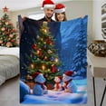 thumbnail image 3 of Cozy Festive Holiday Season Flannel Throw for Chilly Weather Comfort and Relaxation at Home, 3 of 6