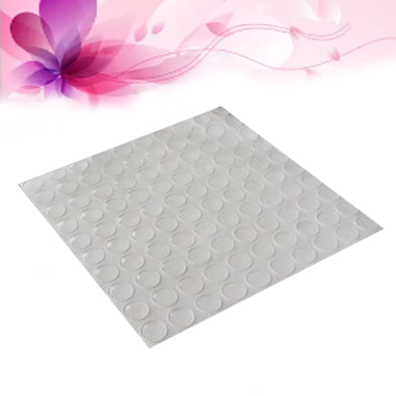 YUYUETIME 100Pcs Dark Grey Door Buffer Pads Silicone Self Adhesive Cushioning for Home Furniture