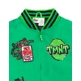 thumbnail image 4 of Teenage Mutant Ninja Turtles Donatello Raphael Leonardo Varsity Zip Up Bomber Jacket Toddler to Big Kid, 4 of 5